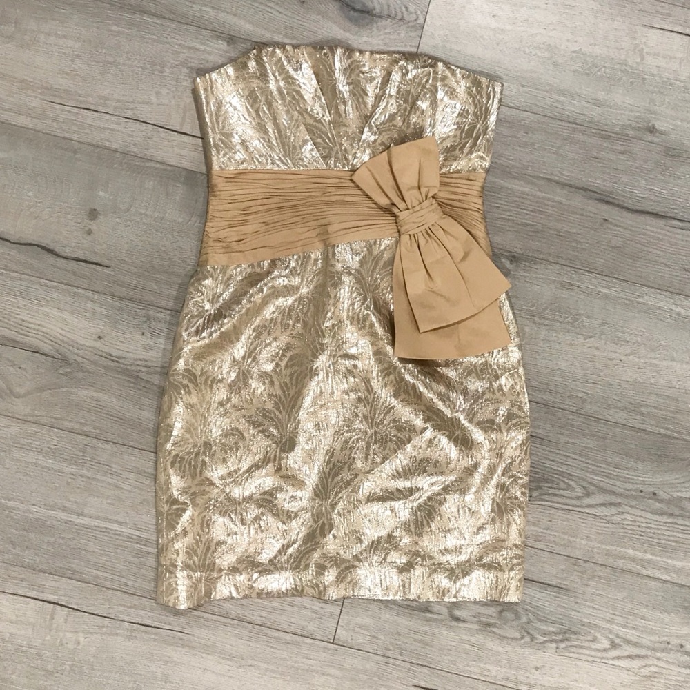 BCBGMAXAZRIA, size 10 FORMAL dress, knee-length